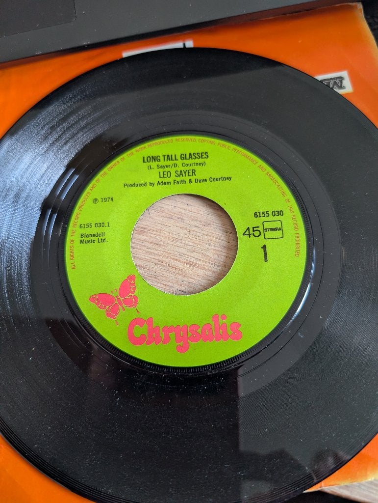 Leo Sayer - Long tall glasses/ in my life, Ophalen of Verzenden, Zo goed als nieuw, Pop