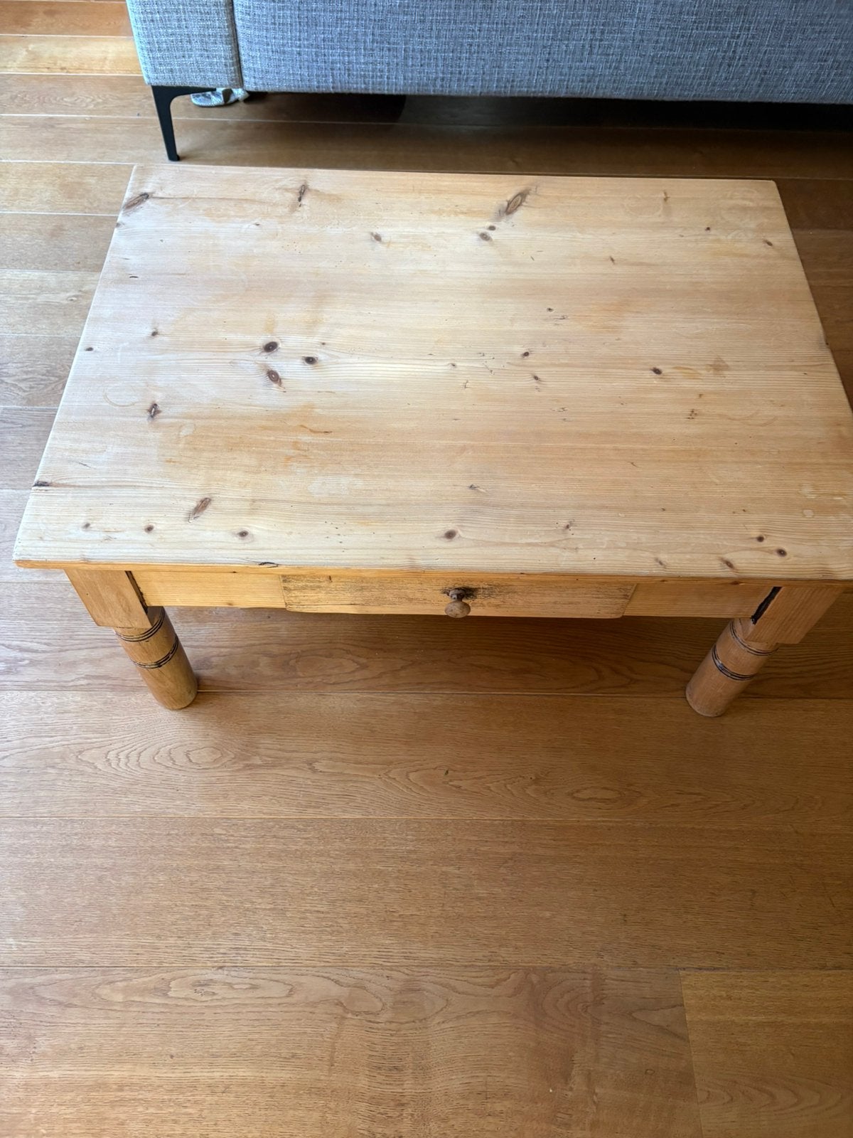 Grenen salontafel, 50 – 75, Gebruikt, 50 tot 100 cm, Nostalgisch/romantisch