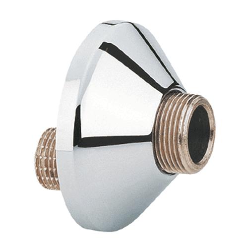 GROHE S-Koppeling - 1/2" x 3/4" - Schroefrozet - 2 stuks, Ophalen, Nieuw, Chroom, Douche