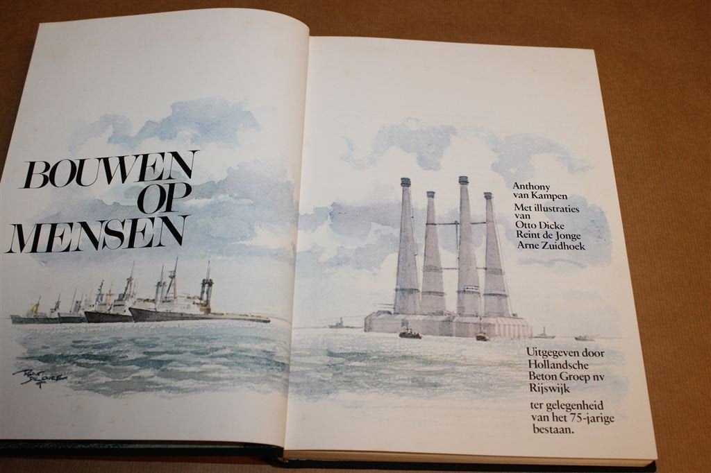 Bouwen op Mensen — Gedenkboek Hollandsche Beton Groep, Boeken, Ophalen of Verzenden, Gelezen
