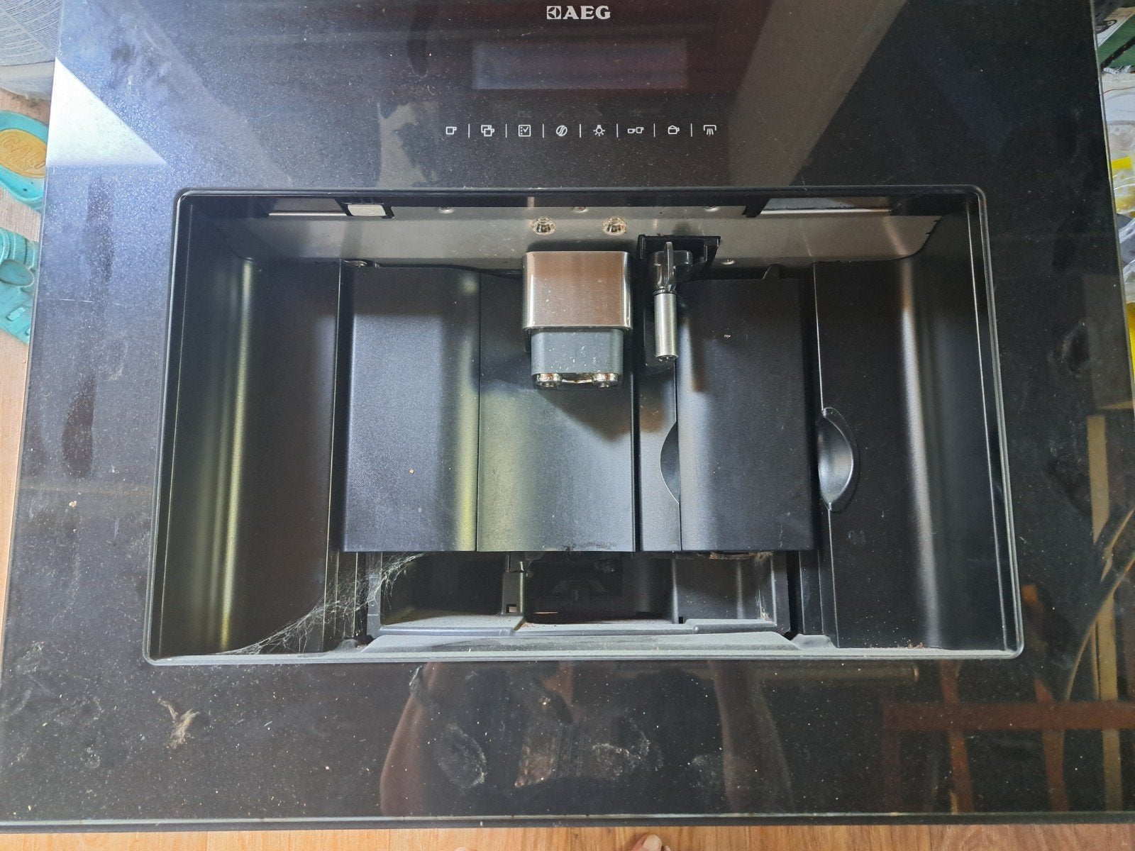 AEG inbouw koffiemachine, 10 kopjes of meer, Ophalen of Verzenden, Koffiemachine