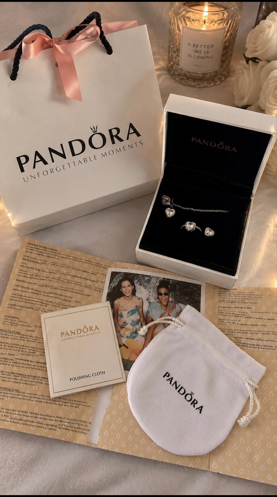 Pandora sieradenset, Ophalen of Verzenden, Zo goed als nieuw