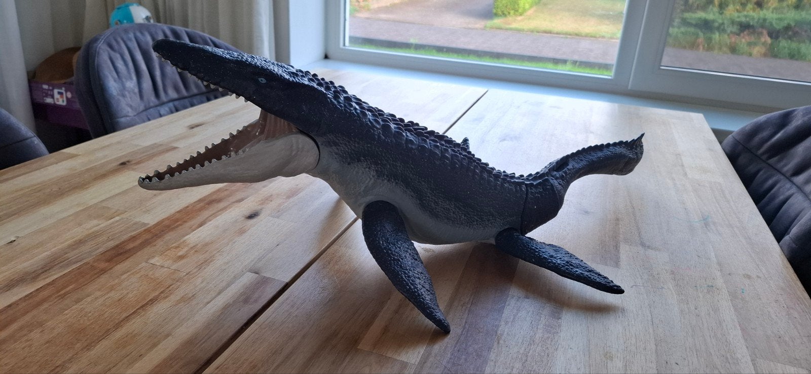 Jurassic World Mosasaurus actiefiguur, Ophalen, Zo goed als nieuw, Jongen of Meisje
