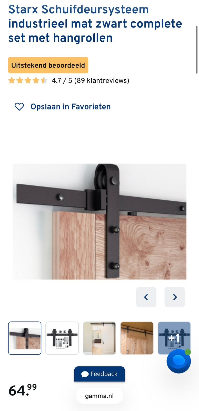 Schuifdeursysteem, Doe-het-zelf en Verbouw, Deuren en Horren, Ophalen, Nieuw