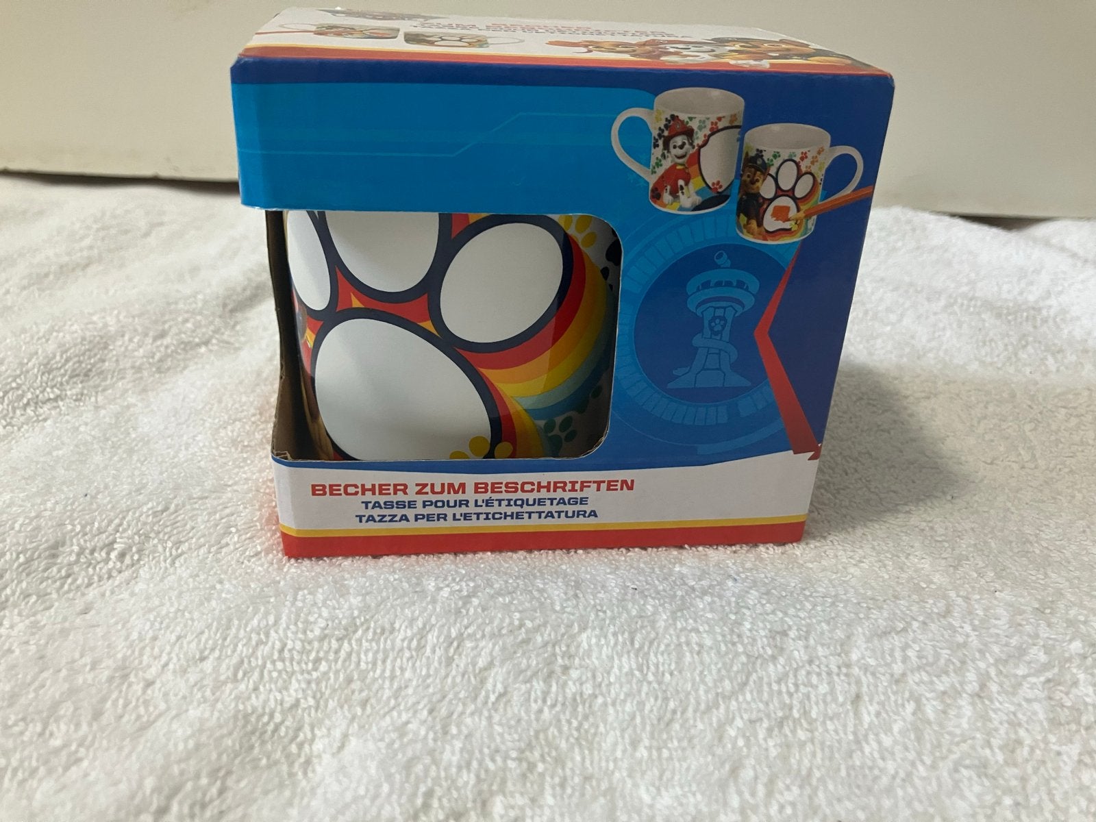 Paw Patrol Beker om te beschrijven Nieuw in doos, Ophalen of Verzenden, Nieuw, Jongen of Meisje