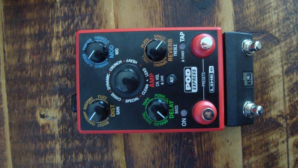 Line 6 Express Pod + Pedalnetics footswitch, Ophalen of Verzenden, Zo goed als nieuw, Multi-effect