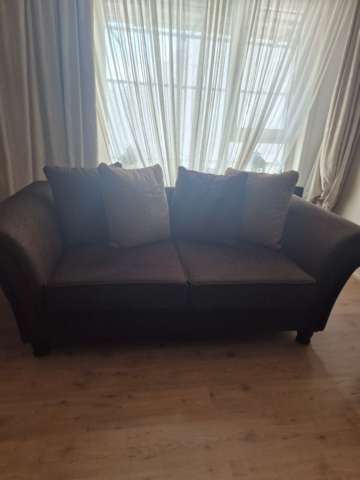 bankstel, Ophalen, Gebruikt, 100 tot 125 cm, Rechte bank