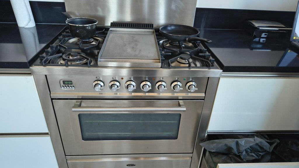 Boretti VP93RVS  oven en gasfornuis, Ophalen, Minder dan 45 cm, Gebruikt, 60 cm of meer