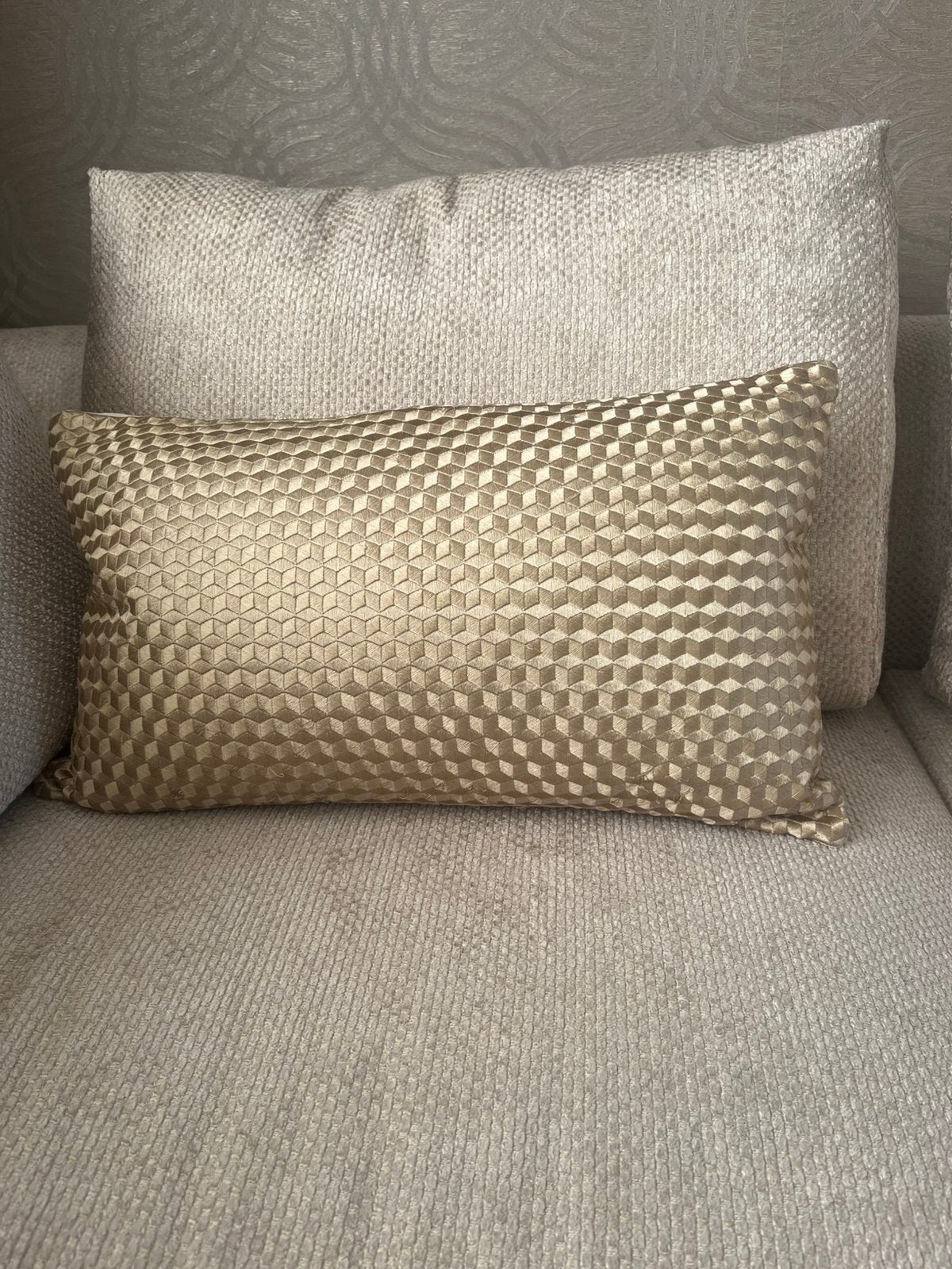 Sierkussen goud kleur 35 x 55 cm, Ophalen of Verzenden, Nieuw, Overige kleuren, Rechthoekig