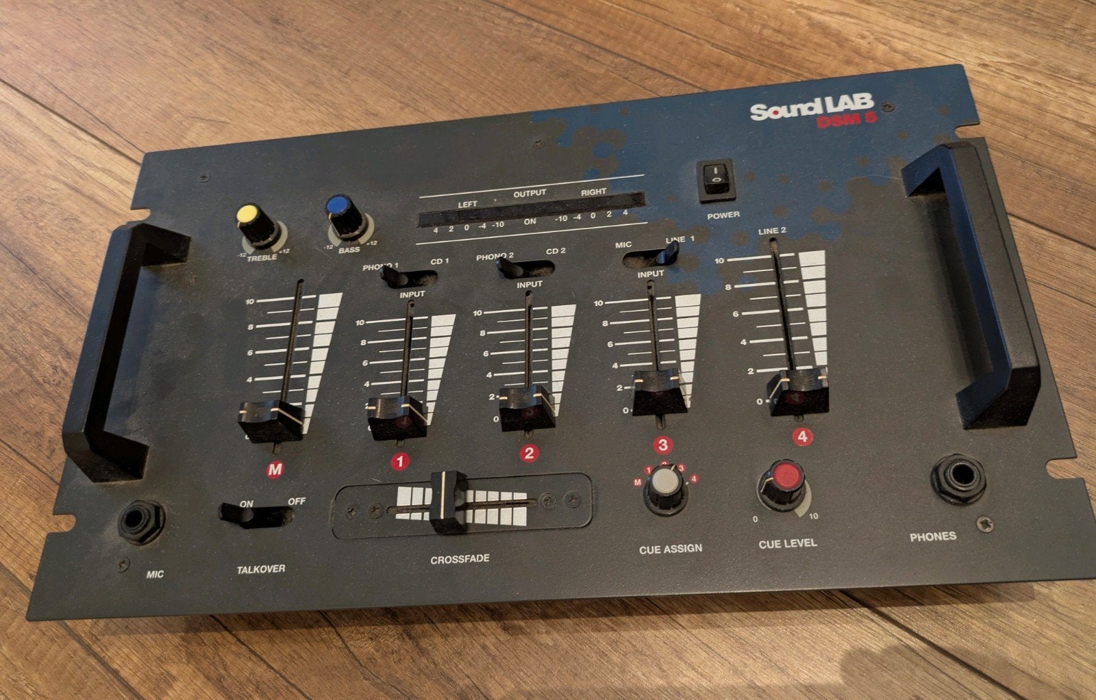 SoundLAB DSM-5 DJ Mixer - Gebruikt, Muziek en Instrumenten, Ophalen, Gebruikt, Minder dan 5 kanalen, Microfooningang