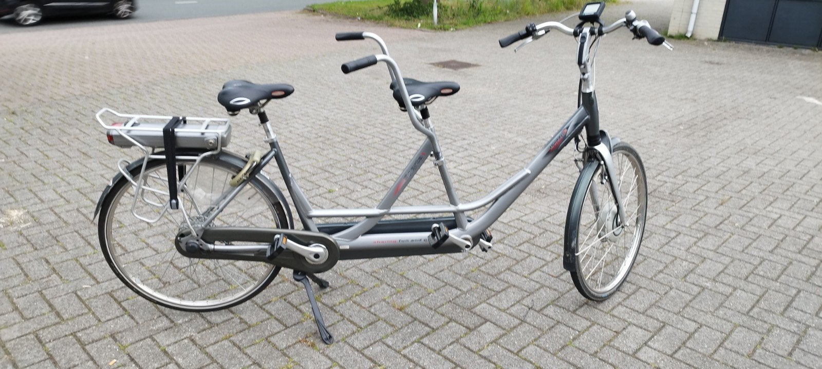 Sparta ion tandem ZGAN! Nieuwe accu + oude accu, Ophalen, Zo goed als nieuw, 53 tot 57 cm, Minder dan 10 versnellingen
