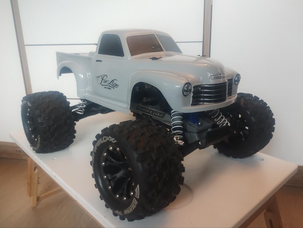 Traxxas Stampede Chevy 2wd RTR - Zo goed als nieuw, Hobby en Vrije tijd, Elektro, Auto offroad, Ophalen of Verzenden, Zo goed als nieuw