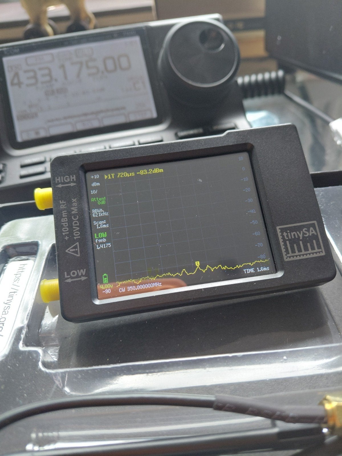 TinySA spectrum analyzer - Nieuw in doos, Ophalen of Verzenden, Nieuw