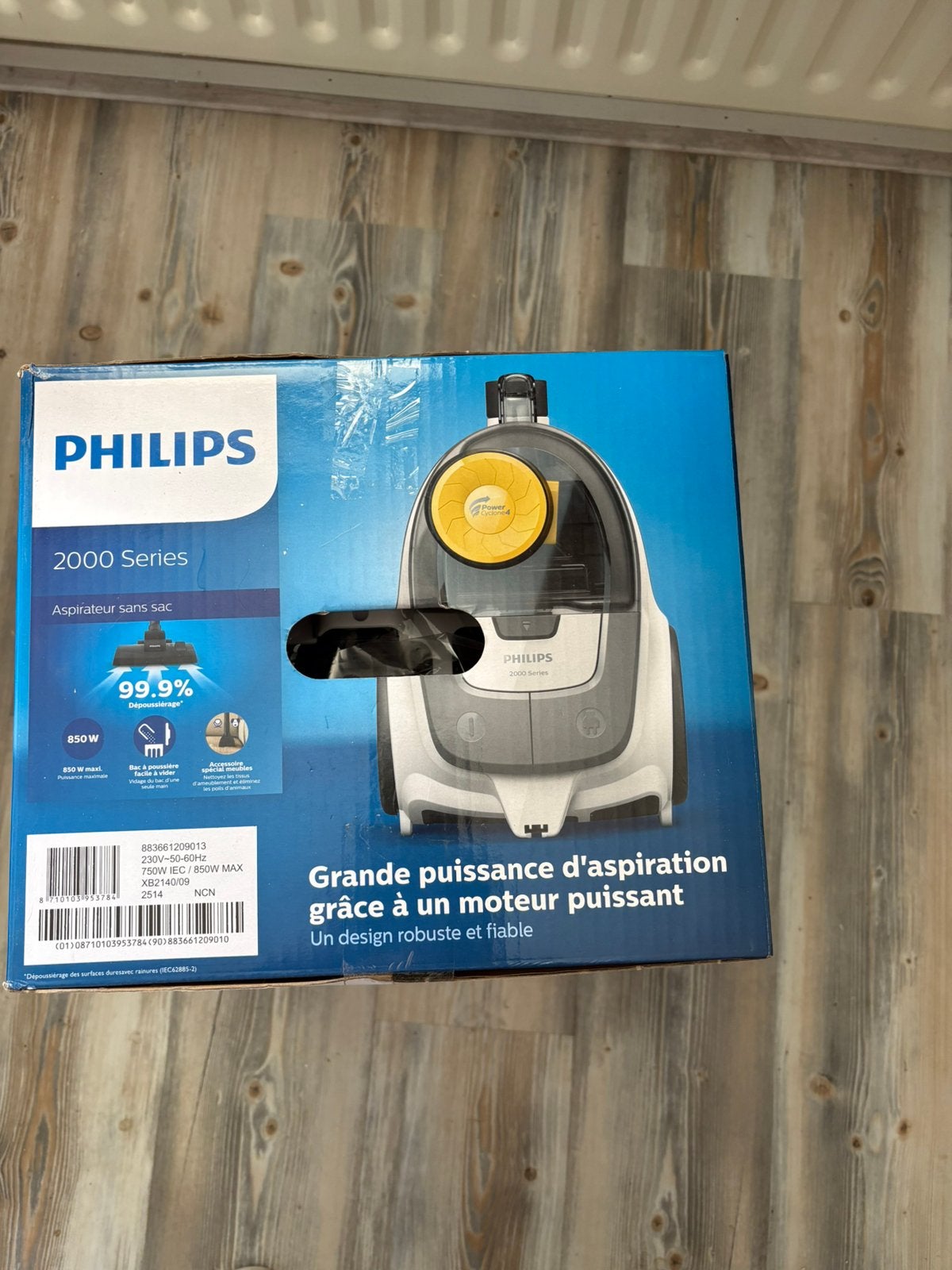 Te koop zakloze stofzuiger (Philips), Ophalen, Philips, Nieuw, Sledestofzuiger