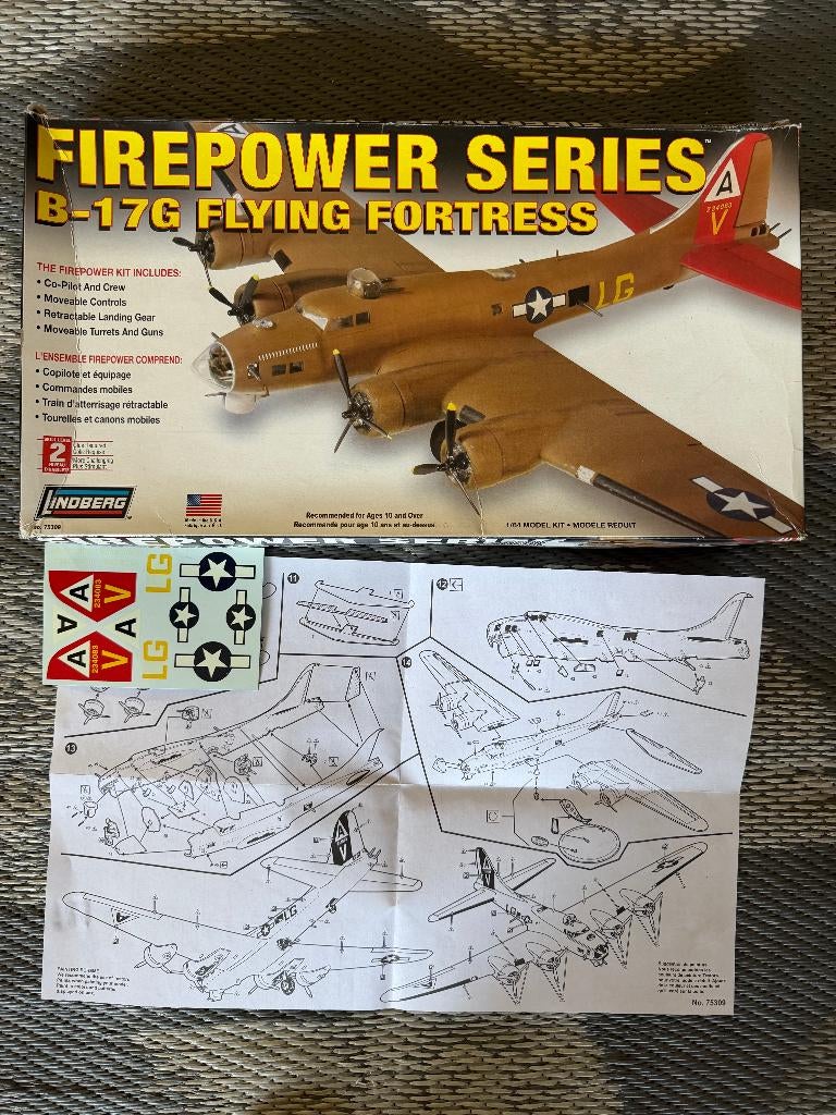 firepower series b-17G flying fortress modelbouw, Overige merken, 1:200 of kleiner, Ophalen of Verzenden, Zo goed als nieuw