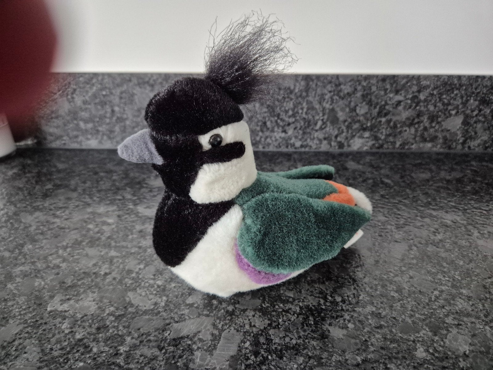 Knuffel Vogel Kievit met geluid, Ophalen of Verzenden, Zo goed als nieuw, Overige typen
