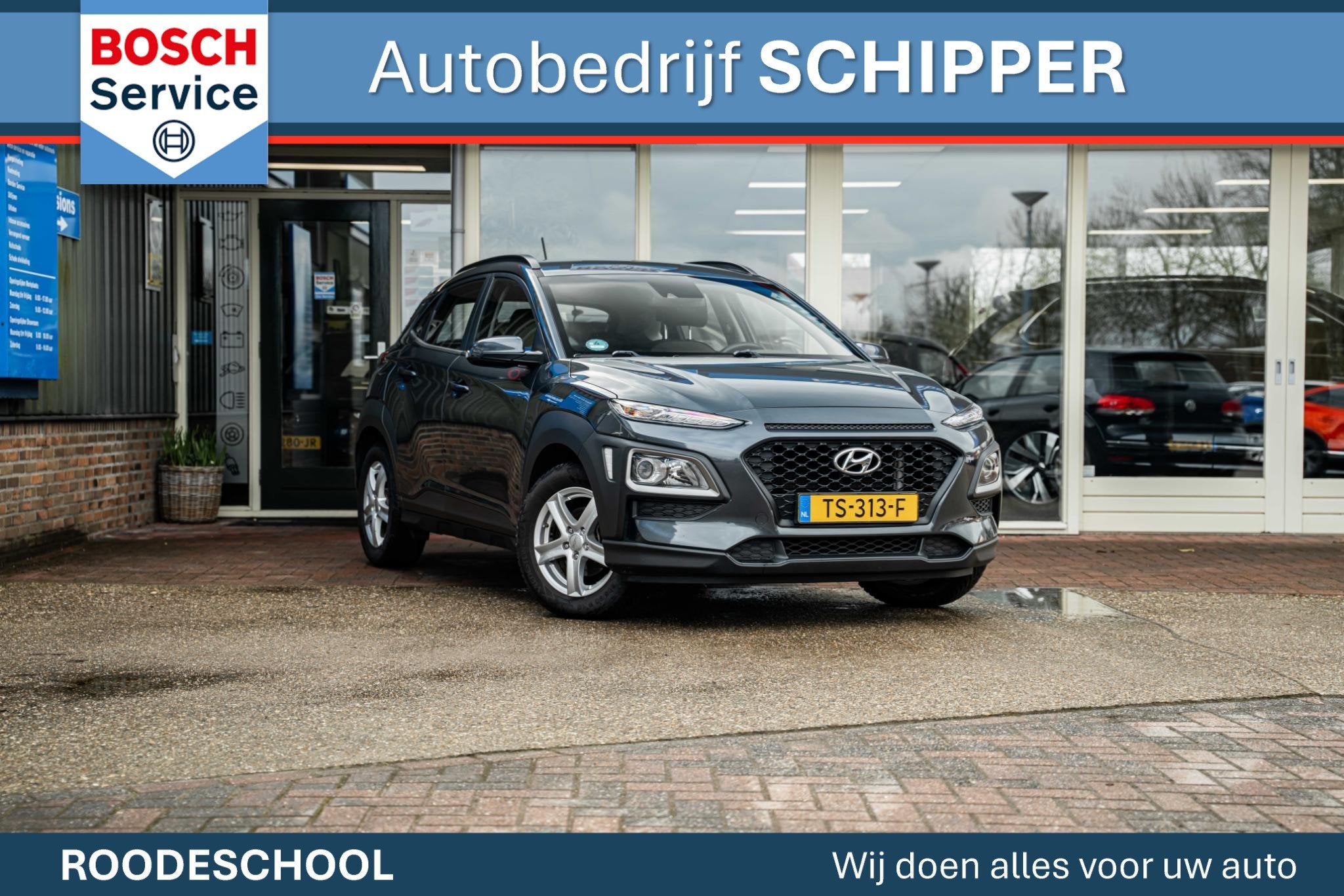 Hyundai Kona 1.0T Comfort, Auto's, Voorwielaandrijving, 12 maanden, Stof, Gebruikt