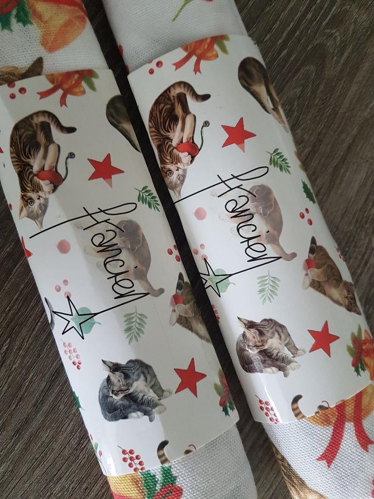 2x2 placemats Francien katten, Ophalen, Zo goed als nieuw, Overige kleuren, Placemat
