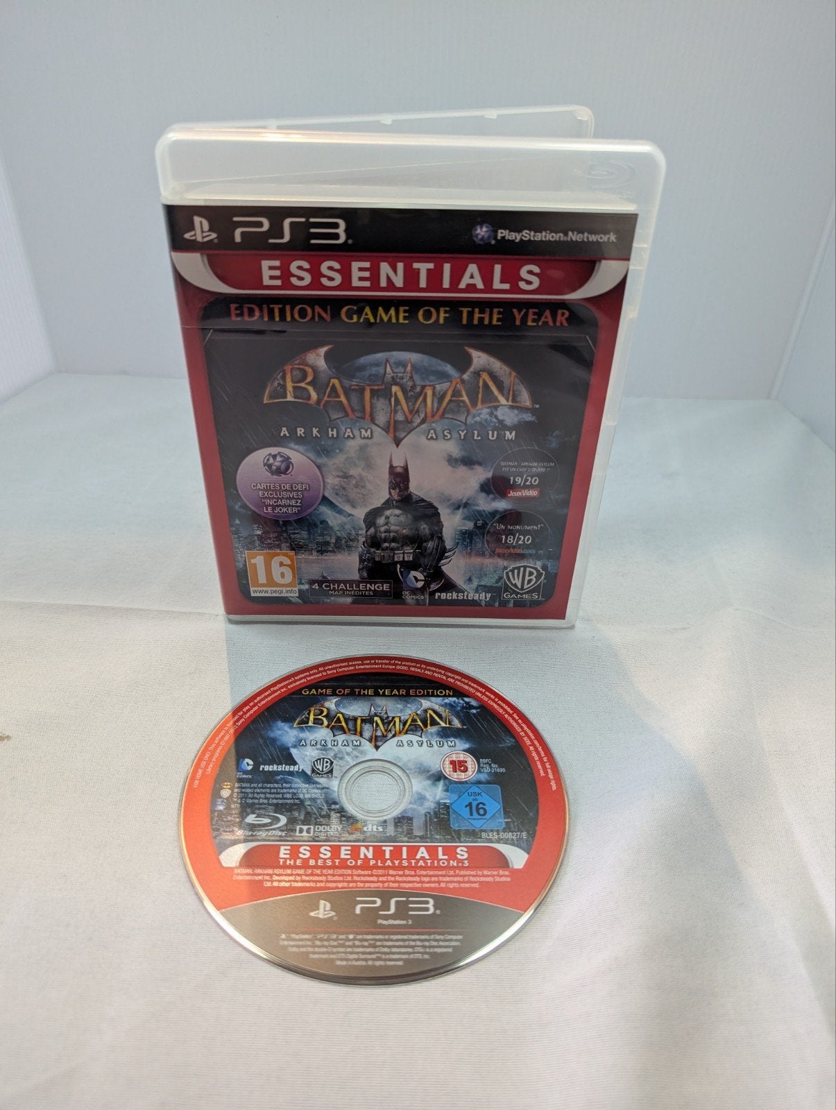 Batman Arkham Asylum GOTY PS3 - Essentials Edition, Avontuur en Actie, Gebruikt, 1 speler, Ophalen of Verzenden
