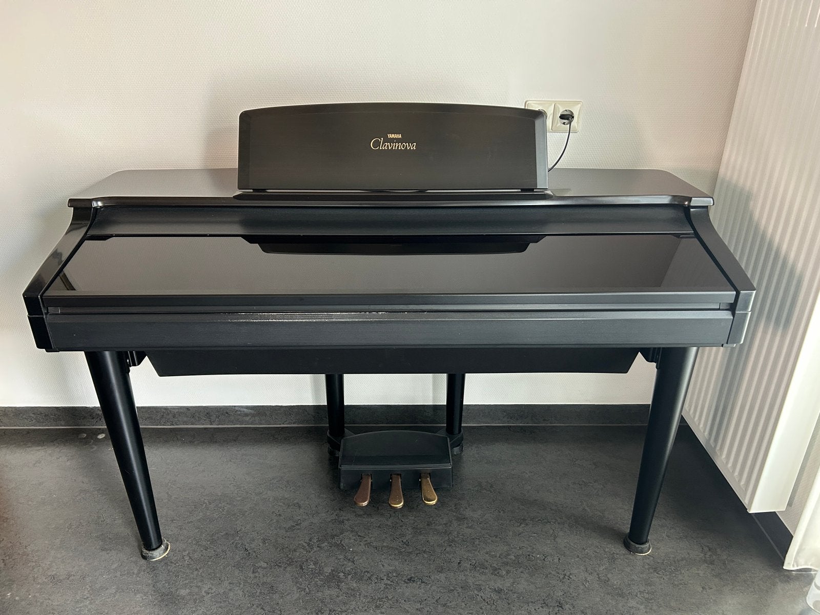 Yamaha piano CVP-96, Ophalen, Gebruikt, Zwart, Piano