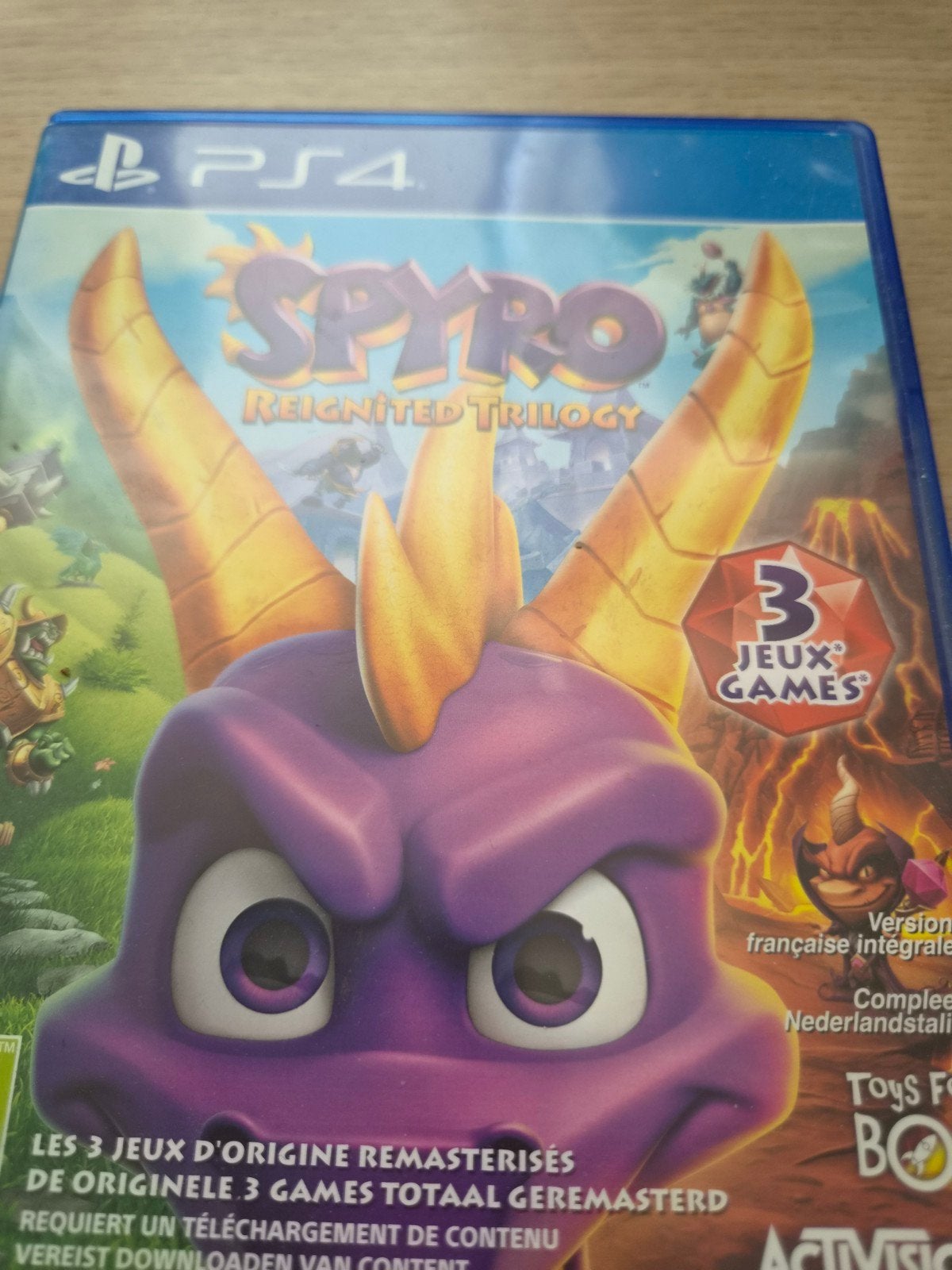 Spyro Reignited Trilogy PS4 - Zo goed als nieuw, Spelcomputers en Games, Spelcomputers | Sony PlayStation 4, Ophalen of Verzenden
