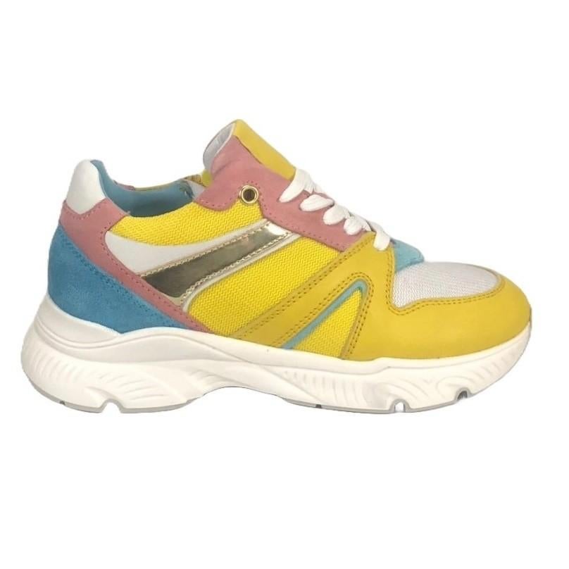 HIP maat 28 lerensneaker/rits geel/multi - SUPER SALE, Elzenweg 19 Waalwijk, HIP SHOE STYLE, Schoenen, Nieuw