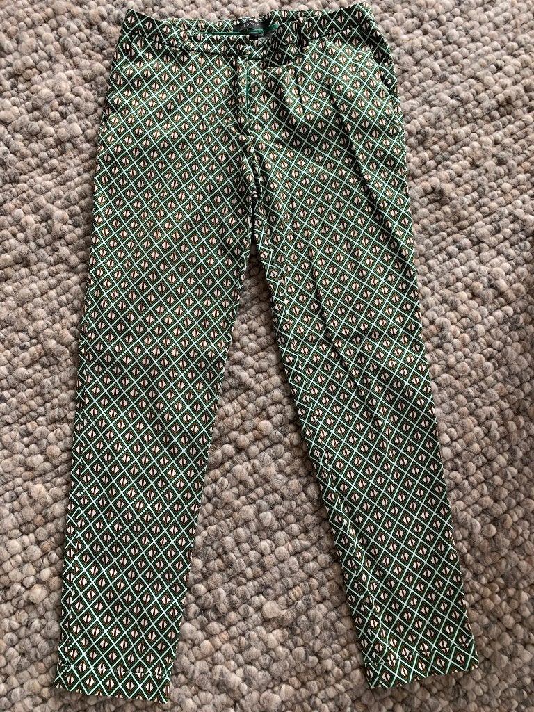 Kastopruiming .........ESPRIT broek met mooi motief maat 36, Ophalen of Verzenden, Zo goed als nieuw, Maat 36 (S), Lang