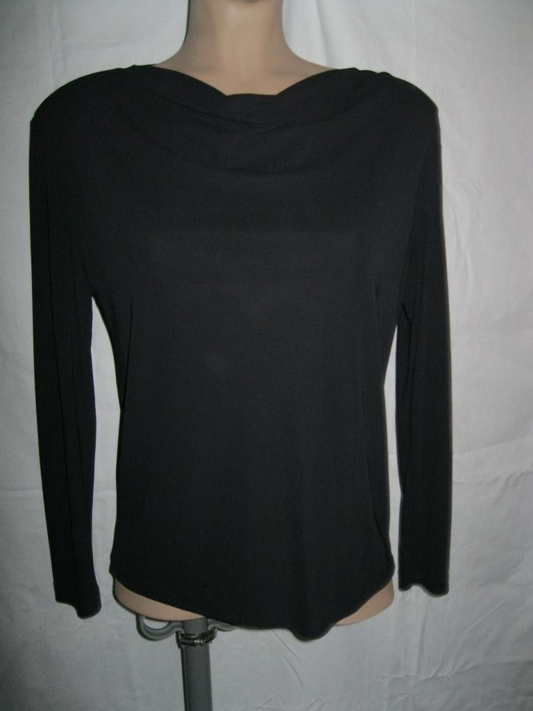 maat M, 1 marineblauwe top-tuniek, stretch. 64 cm., Maat 38/40 (M), Blauw, Cartoon, Ophalen of Verzenden