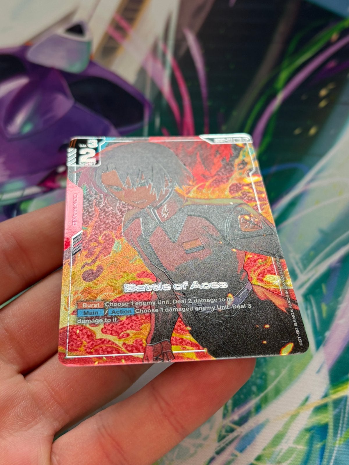 Battle of Aces (R+) GD01-118 Newtype Rising Gundam Card Eng, Ophalen of Verzenden