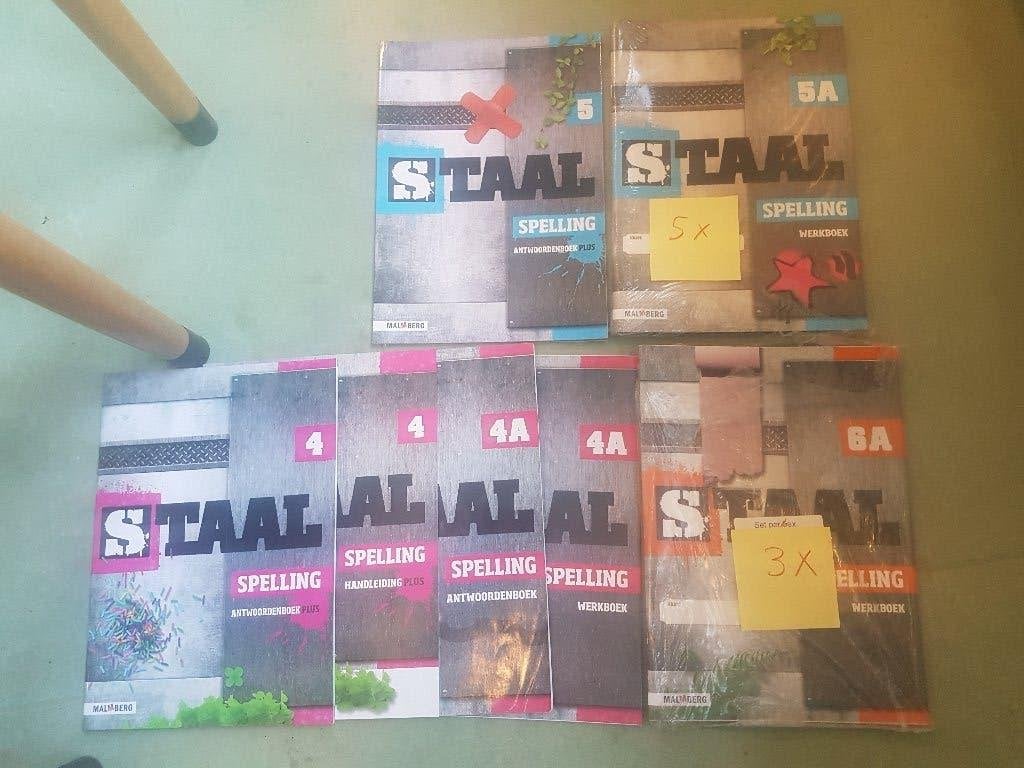 Werkboeken Staal groep 4, 5 en 6. 2eu p.s., Ophalen of Verzenden, Nieuw, Overige niveaus, Nederlands