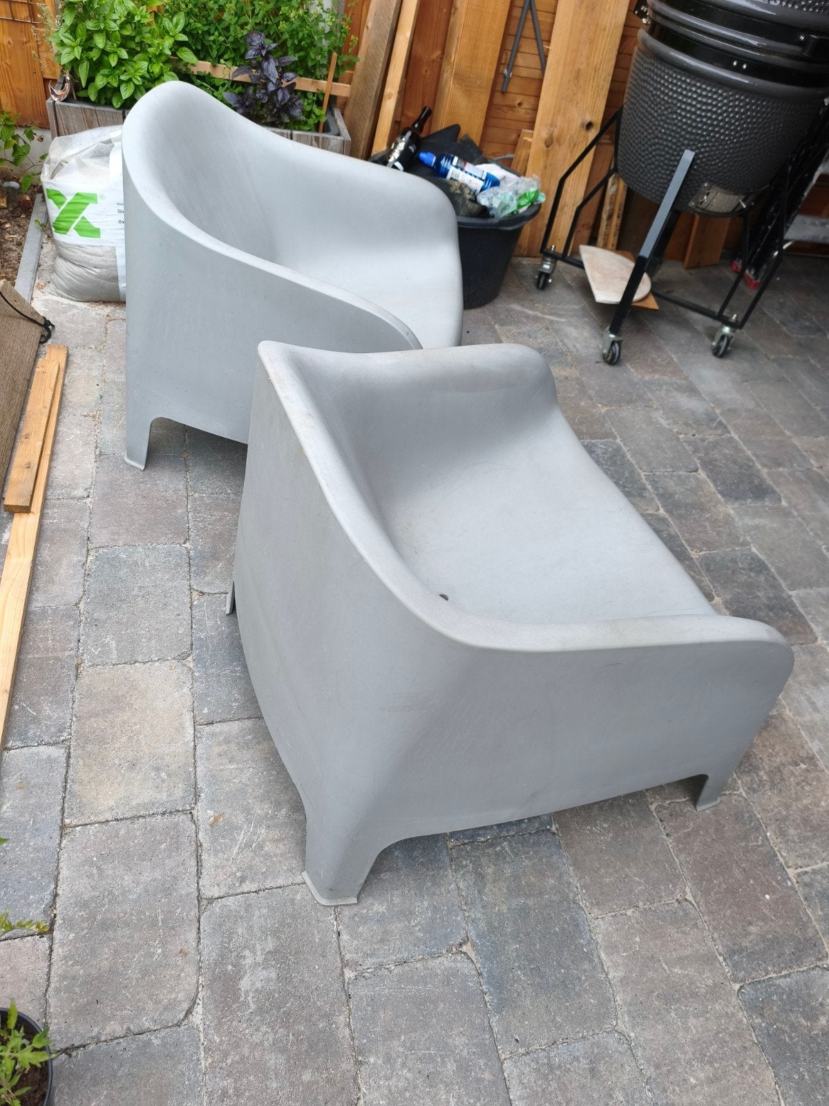 4x Ikea Skarpö lounge stoelen voor buiten, Ophalen, Gebruikt, Kunststof
