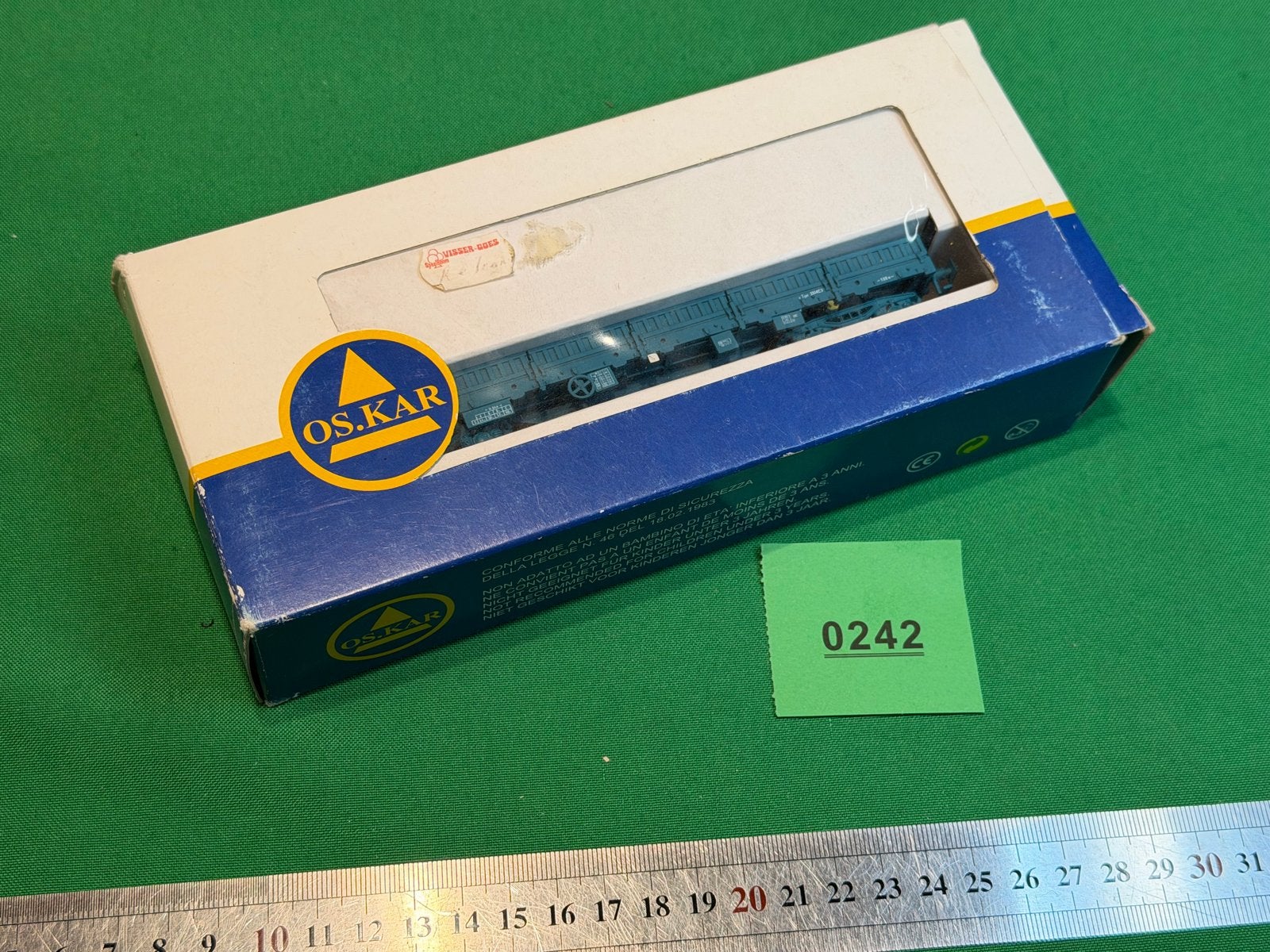 242- OSKAR Art. 4007.1 SNCB Remms Wagon - Nieuw in doos, Overige merken, Gelijkstroom, Ophalen of Verzenden, Nieuw