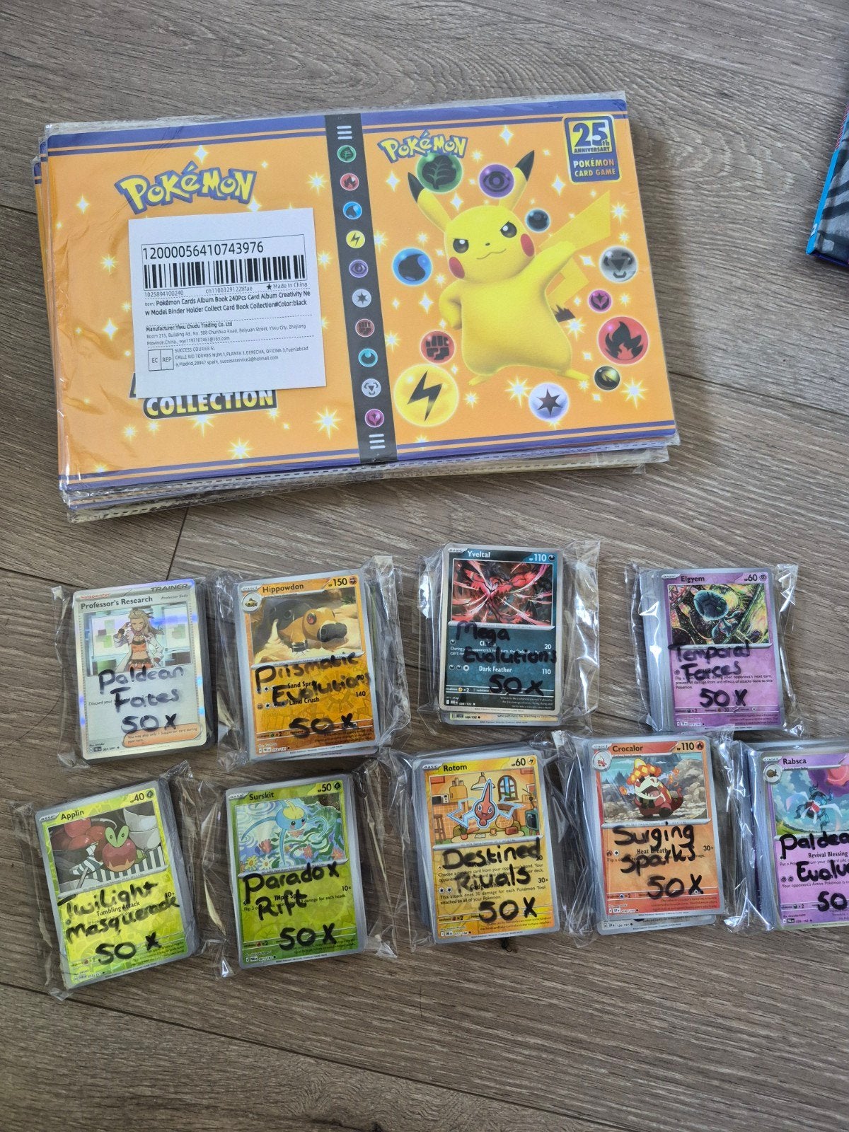 Nieuwe Pokémon verzamelmap voor 240 kaarten, Ophalen of Verzenden, Nieuw, Overige typen