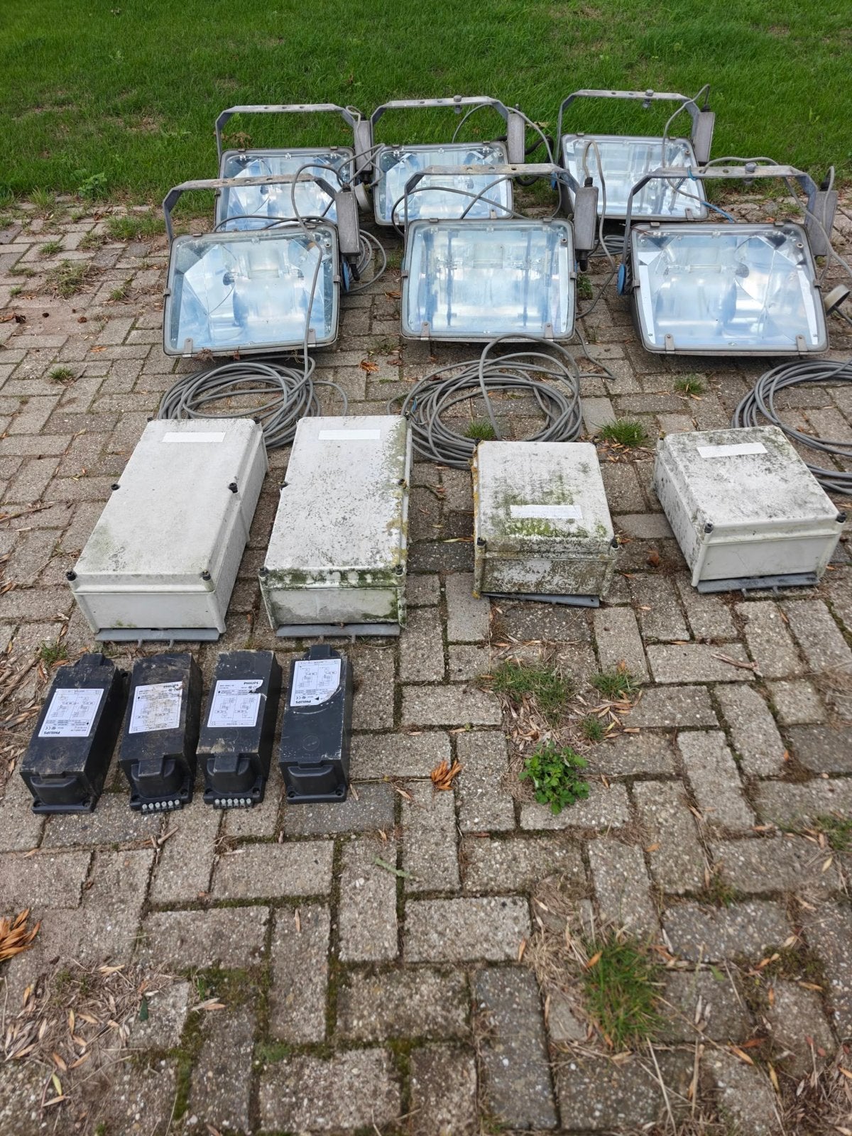 Philips BHD 2000 L76 Stadionlampen met Armatuur, Ophalen of Verzenden, Gebruikt, 500 watt of meer, Lamp met armatuur