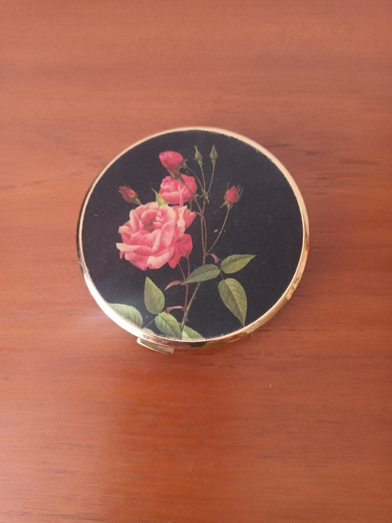 Vintage Poederdoos nooit gebruikt!, Gehele gezicht, Beige, Nieuw, Ophalen of Verzenden