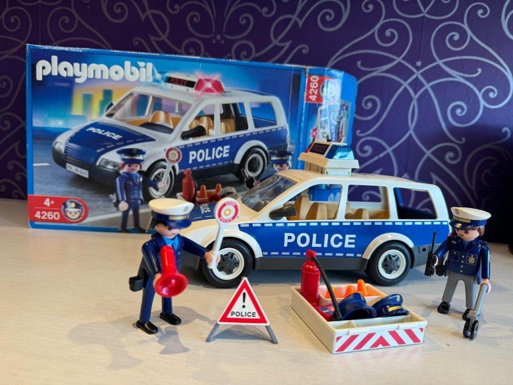 Playmobil 4260 – Politiewagen met zwaailicht en sirene, Kinderen en Baby's, Speelgoed | Playmobil, Complete set, Voertuig, Ophalen of Verzenden