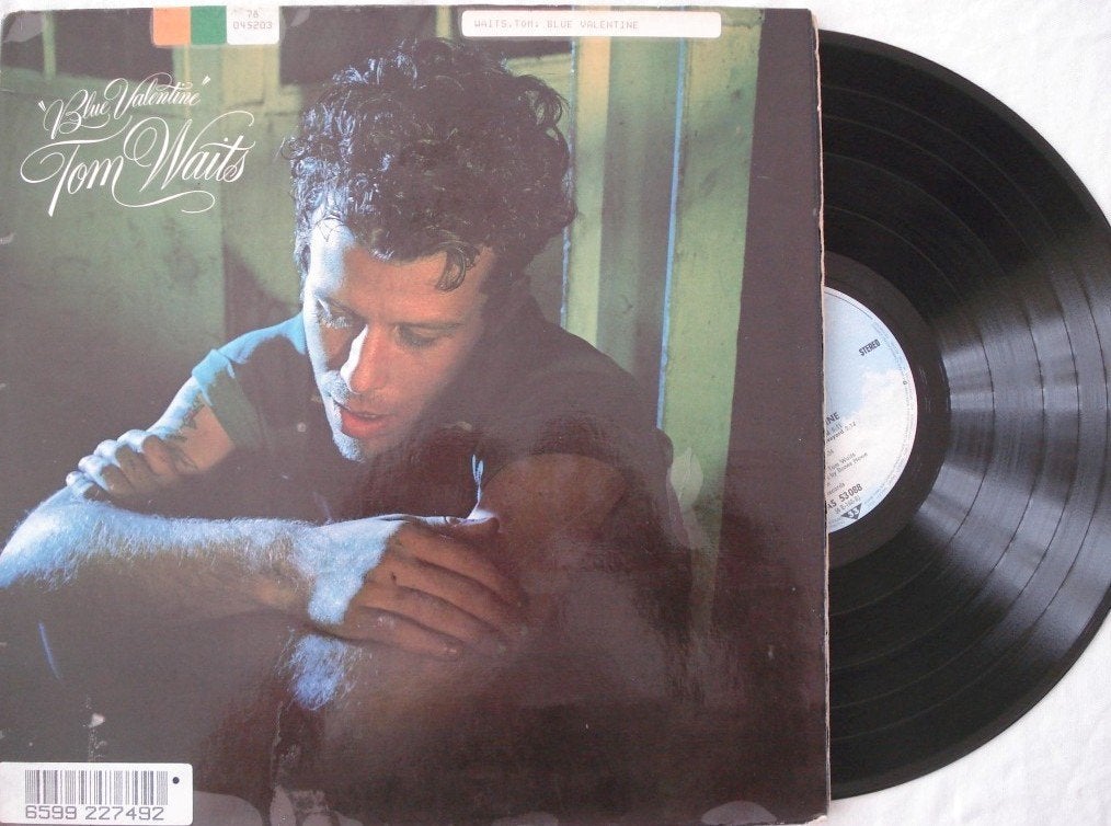 Tom Waits - Blue Valentine, Cd's en Dvd's, Vinyl | Rock, LP, Gebruikt, Overige genres, Ophalen of Verzenden