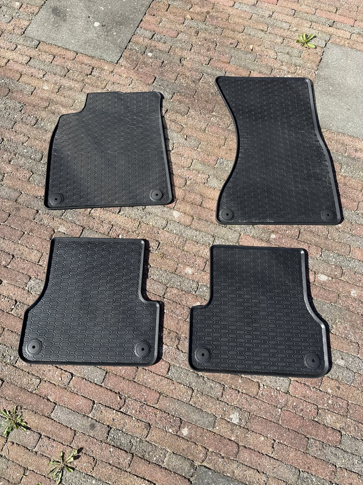 Rubberen Mattenset Audi A6 C7 (t/m 2018), Ophalen of Verzenden, Gebruikt