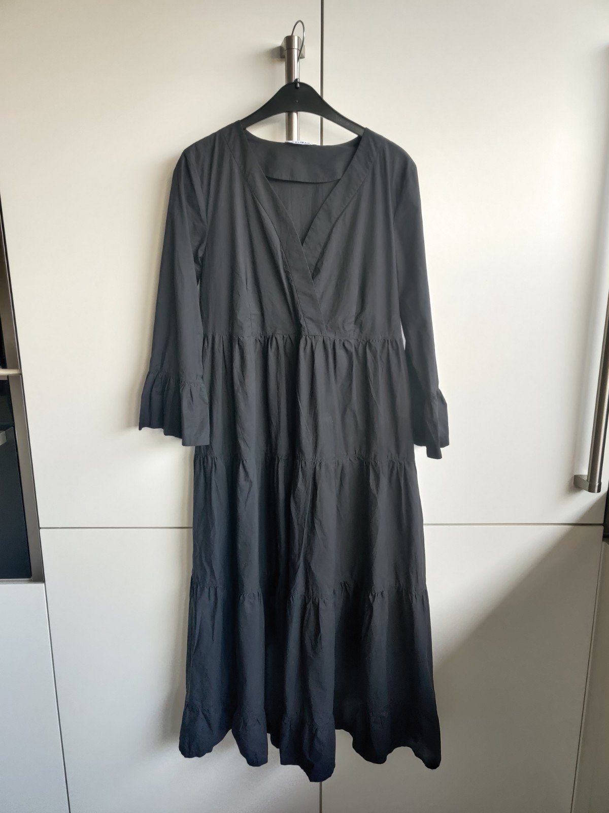 CALIBAN/ PAUW jurk, Kleding | Dames, Jurken, Ophalen of Verzenden, Zo goed als nieuw, Zwart, Onder de knie