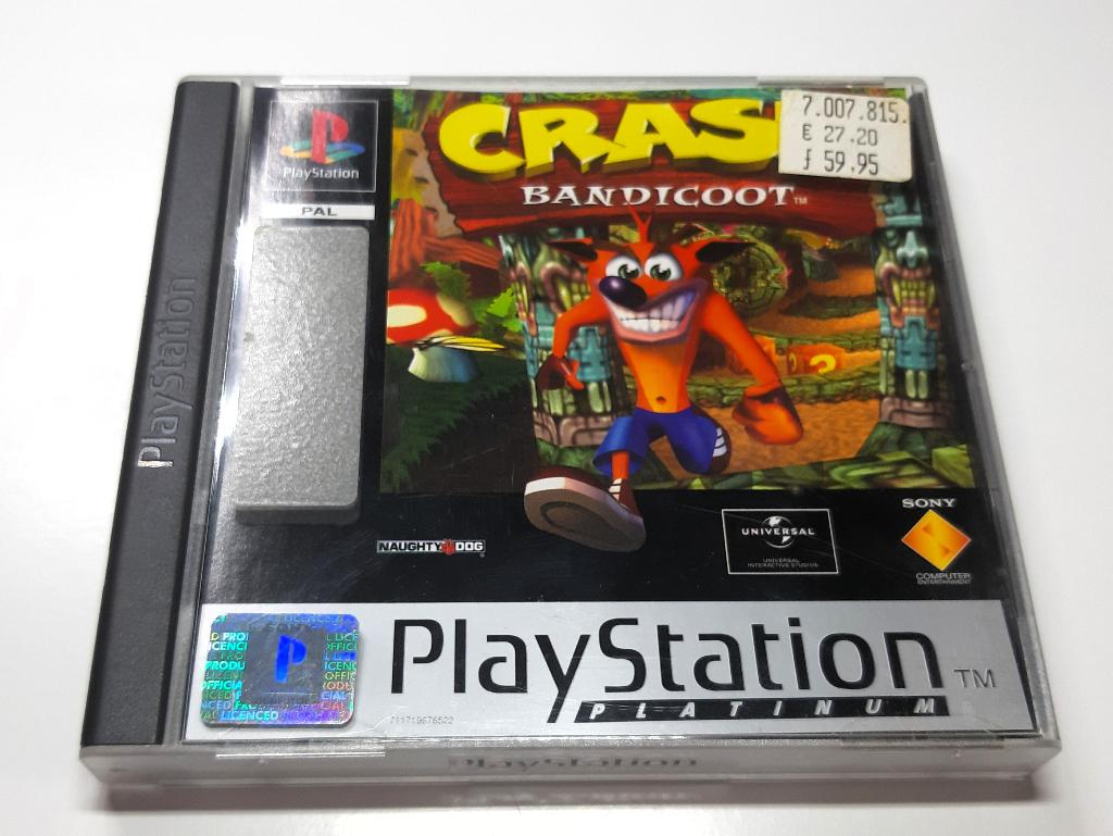 Crash Bandicoot PlayStation 1 Ps1, Spelcomputers en Games, Avontuur en Actie, Gebruikt, Verzenden, 1 speler