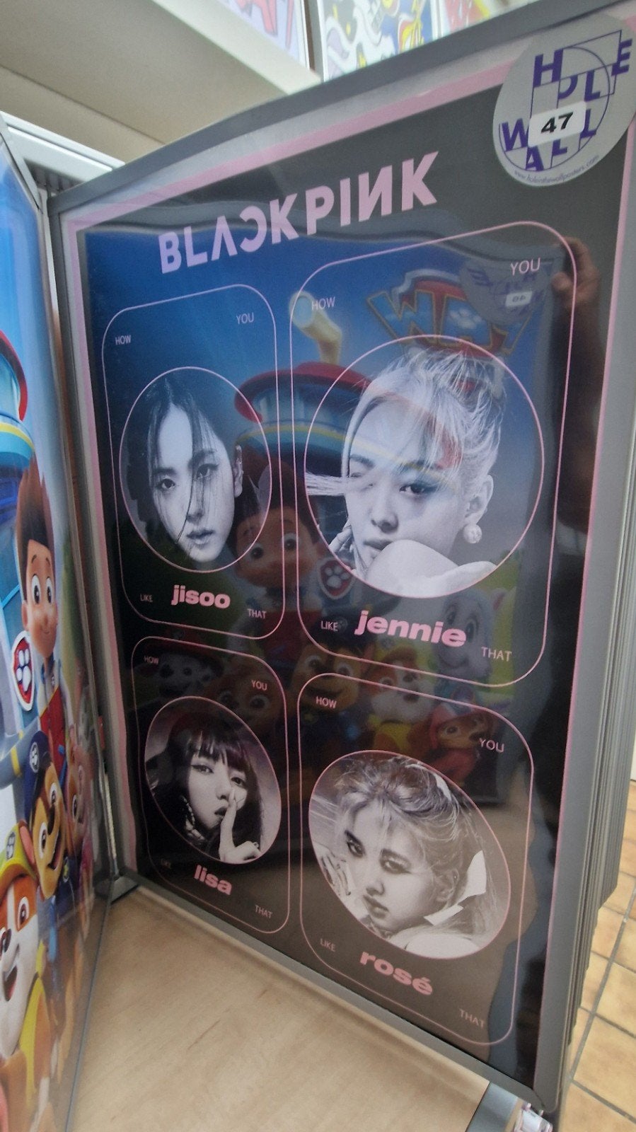 BLACKPINK K-Pop Poster - Jisoo, Jennie, Lisa, Rosé, Verzamelen, Muziek, Artiesten en Beroemdheden, Ophalen of Verzenden, Gebruikt