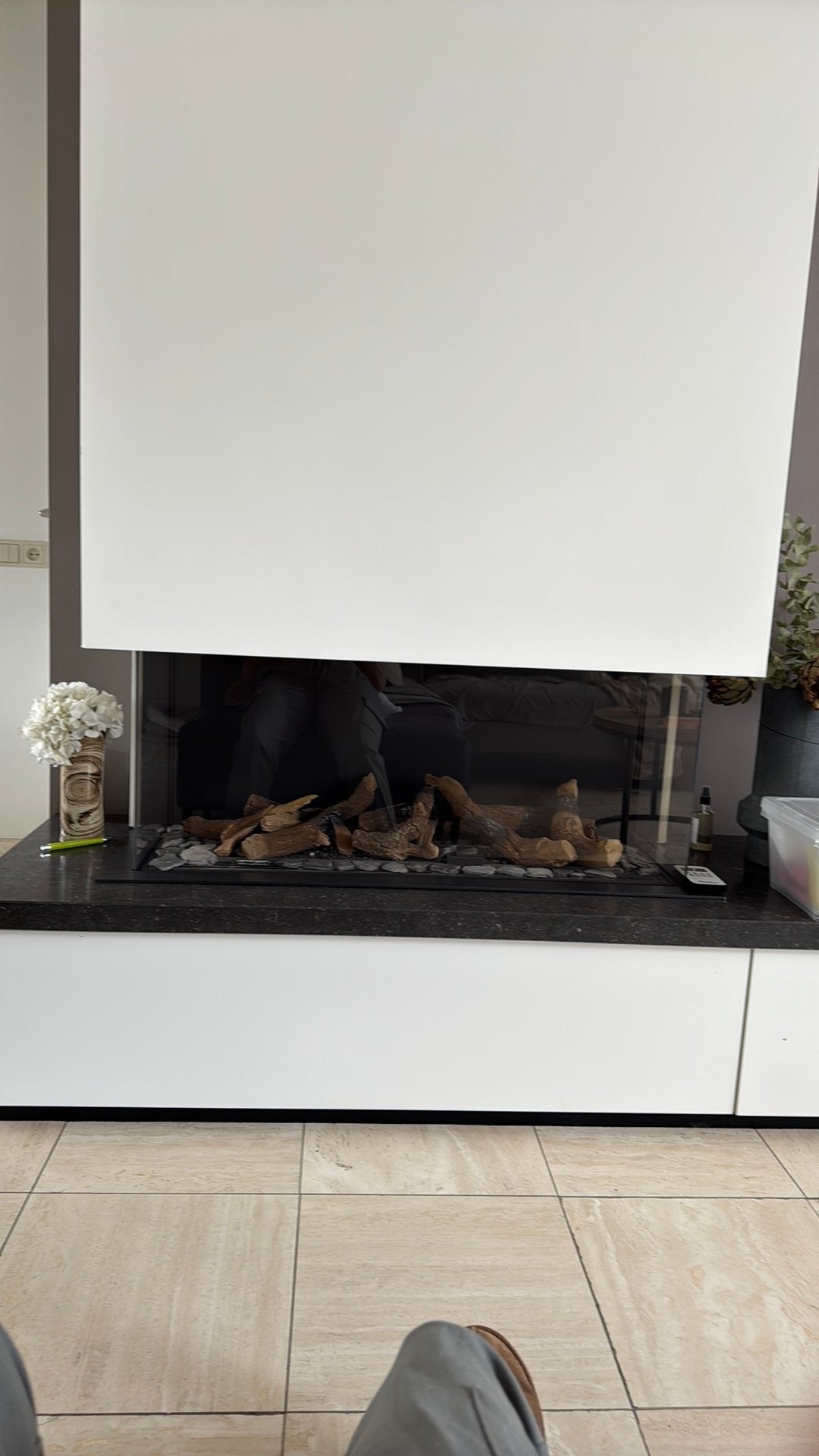 Bellfires gashaard met 2 branders 32 diep 100cm breed, Huis en Inrichting, Haarden, Ophalen, Zo goed als nieuw, Inbouwhaard, Gashaard