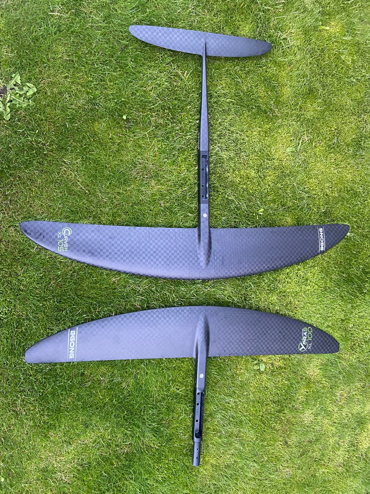 Gong Foil carbon High Aspect - Curve-H XL / Ypra-H-S XL, Ophalen, Gebruikt, Wingsurf-hydrofoil
