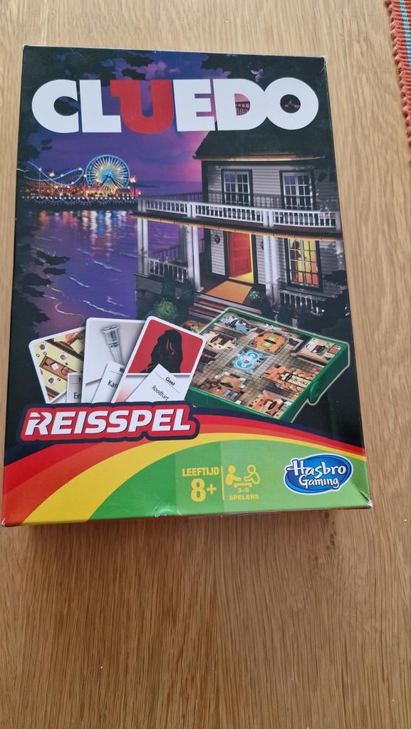 Cluedo Reisspel - Ontdek de dader!, Ophalen of Verzenden, Zo goed als nieuw, Hasbro Gaming, Vijf spelers of meer