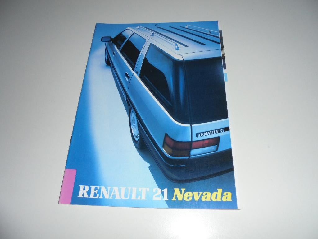 brochure Renault 21 Nevada 1987, Ophalen of Verzenden, Nieuw, Renault