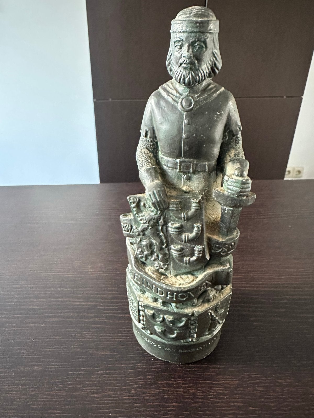 Beeldje van Hendrik 1 Hertog van Brabant - Eindhoven, Antiek en Kunst, Kunst | Beelden en Houtsnijwerken, Minder dan 20 cm, Ophalen of Verzenden