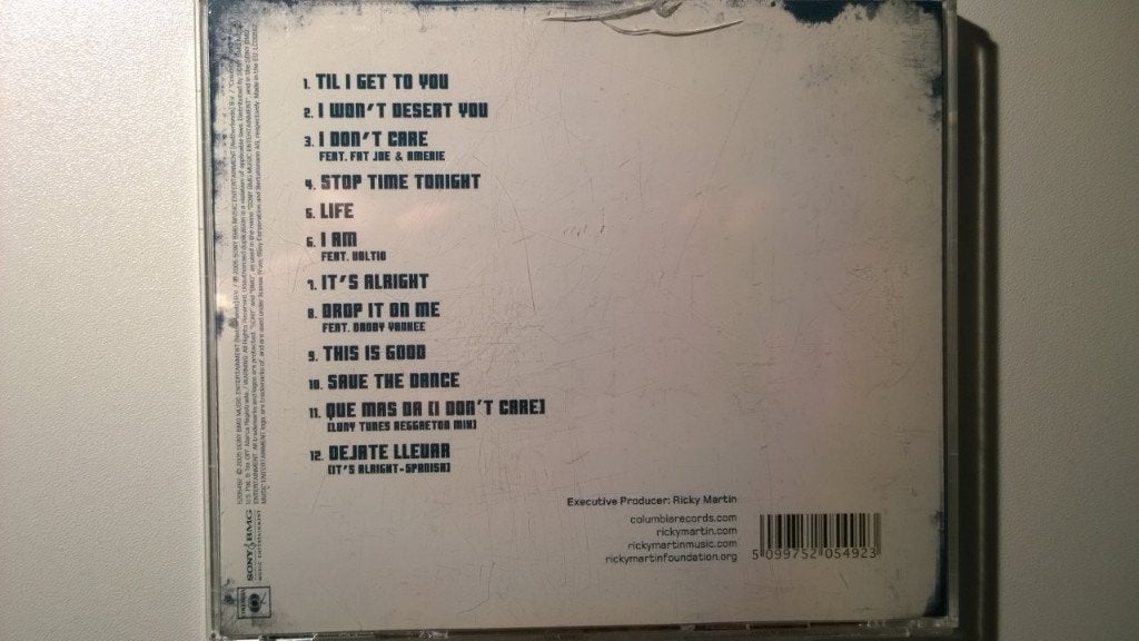 Ricky Martin - Life, Ophalen of Verzenden, Zo goed als nieuw, Album