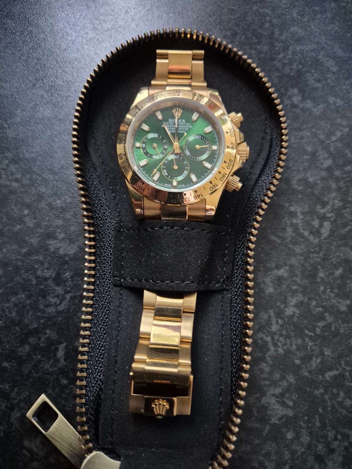 Heren horloge in leren etui nieuw dus ongedragen., Ophalen of Verzenden, Nieuw, Overige merken