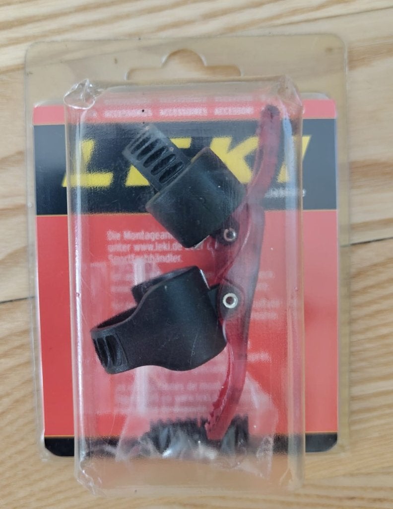 Leki Tip butler 06/52 zwart vervangingsklem 2 stuks nieuw, Sport en Fitness, Bergsport en Wandelen, Ophalen of Verzenden, Nieuw