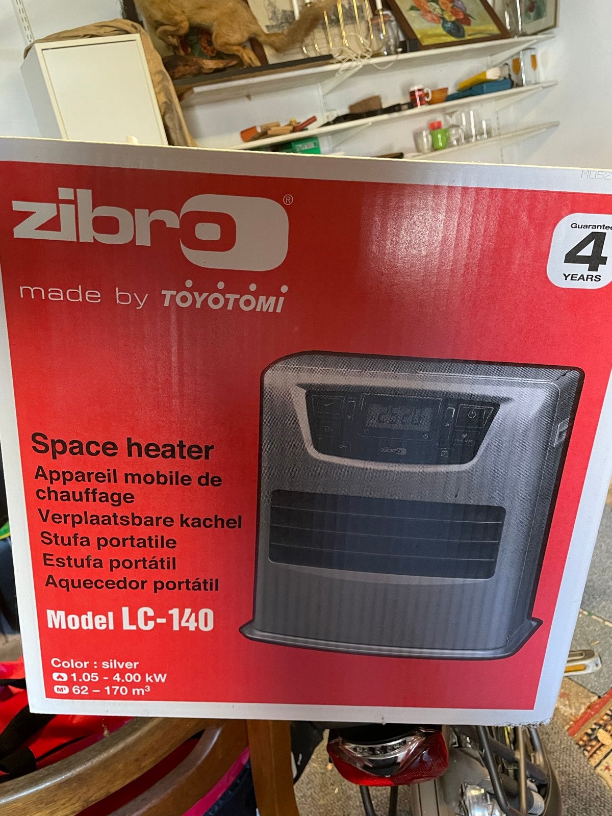 Zibro LC-140 Verplaatsbare Kachel - 1.05-4.00 kW, Ophalen, 30 tot 80 cm, Minder dan 60 cm, 800 watt of meer